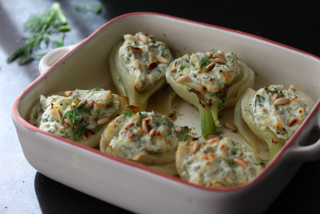 Fenchel gefüllt mit Kräuter-Ricotta - Ayurfood