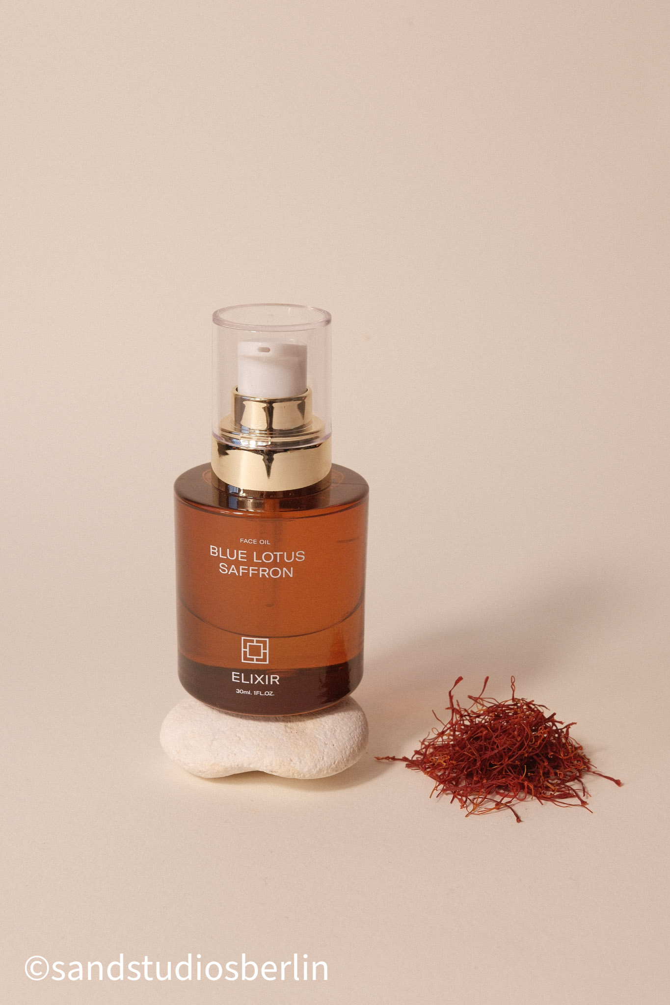 Gesichtsöl: Face Elixir mit Safran & Blauer Lotus