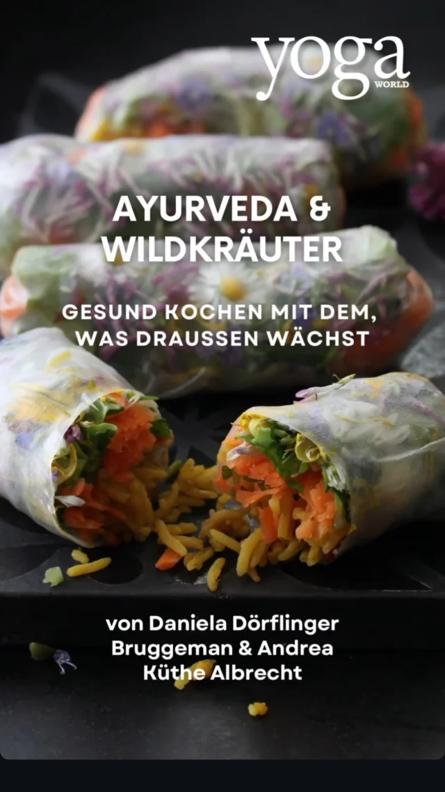 Ayurveda-Rezepte mit dem 🌿 was vor unserer Haustüre wächst. Im Yoga World Journal @yogaworld108 (Ausgabe 03/25) findest du einen Beitrag mit Rezepten von Andrea @freya_heilpflanzenschule und mir. 

#ayurveda #ayurvedalifestyle  #wildkräuterrezepte #gesundeernährung #wildpflanzen #heilkräuter #ayurvedarezepte